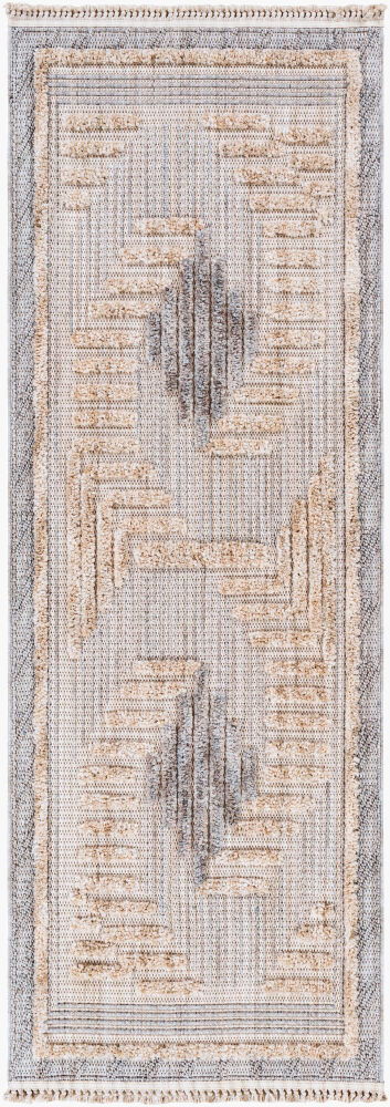 Zaragoza Machine Woven Rug, by Surya, 7'2.61" length x 2'7.5" width