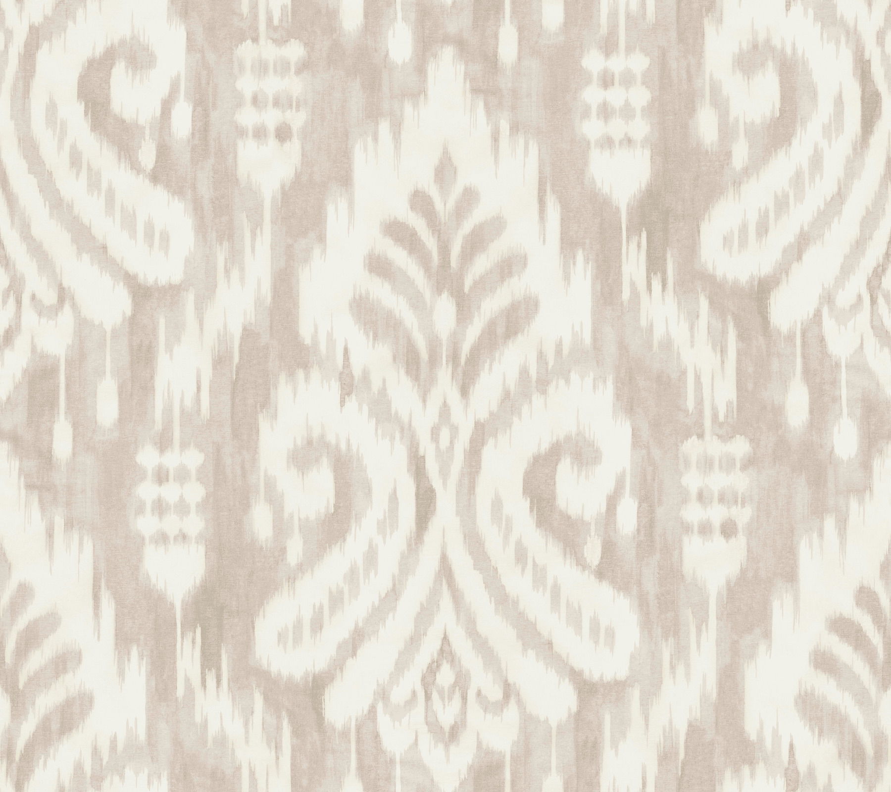 Hawthorne Ikat Taupe Wallpaper large image 
