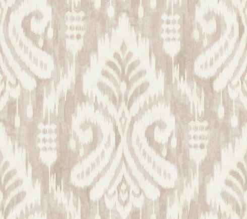 Hawthorne Ikat Taupe Wallpaper