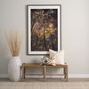 Shane Brown Wood with Woven Brown Leather Bench thumbnail 2