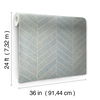 Atelier Herringbone Lagoon Wallpaper thumbnail 4
