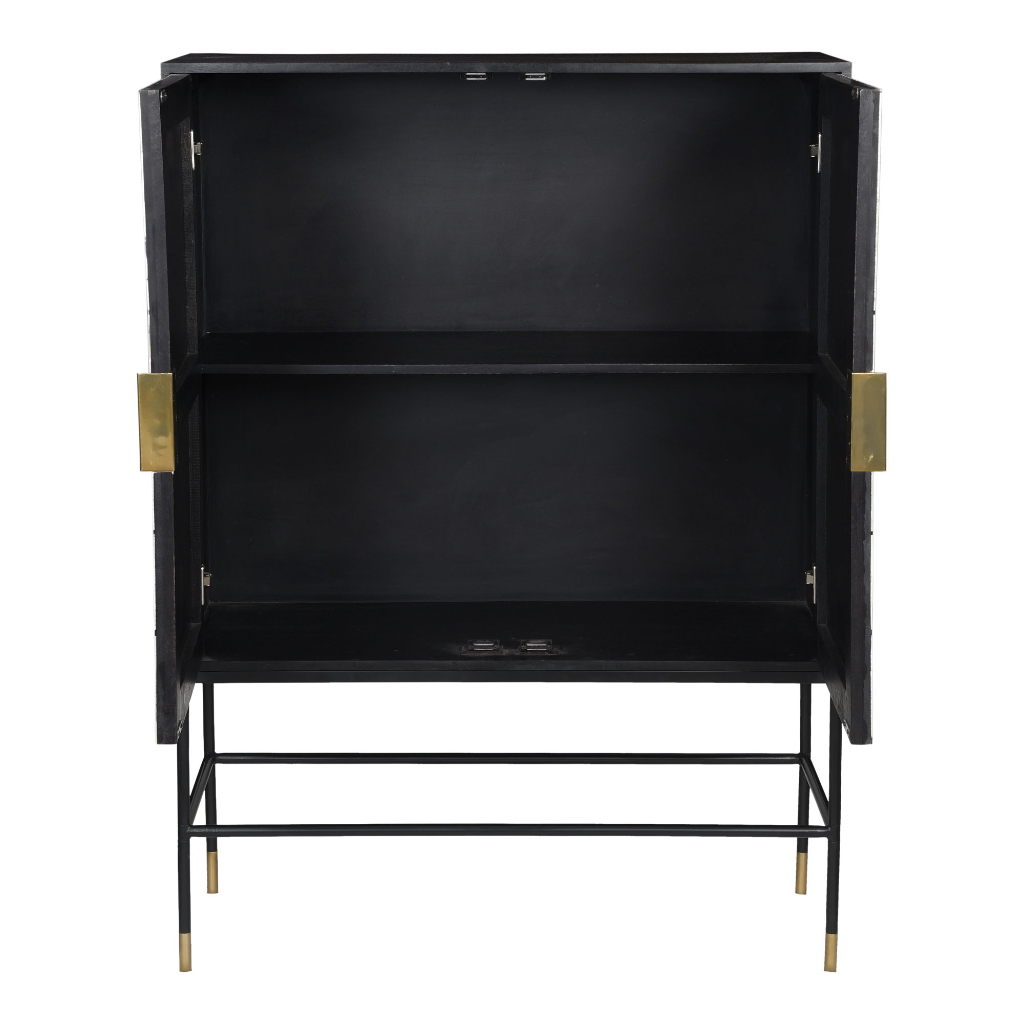 Shaws Cabinet Cream And Black large image 