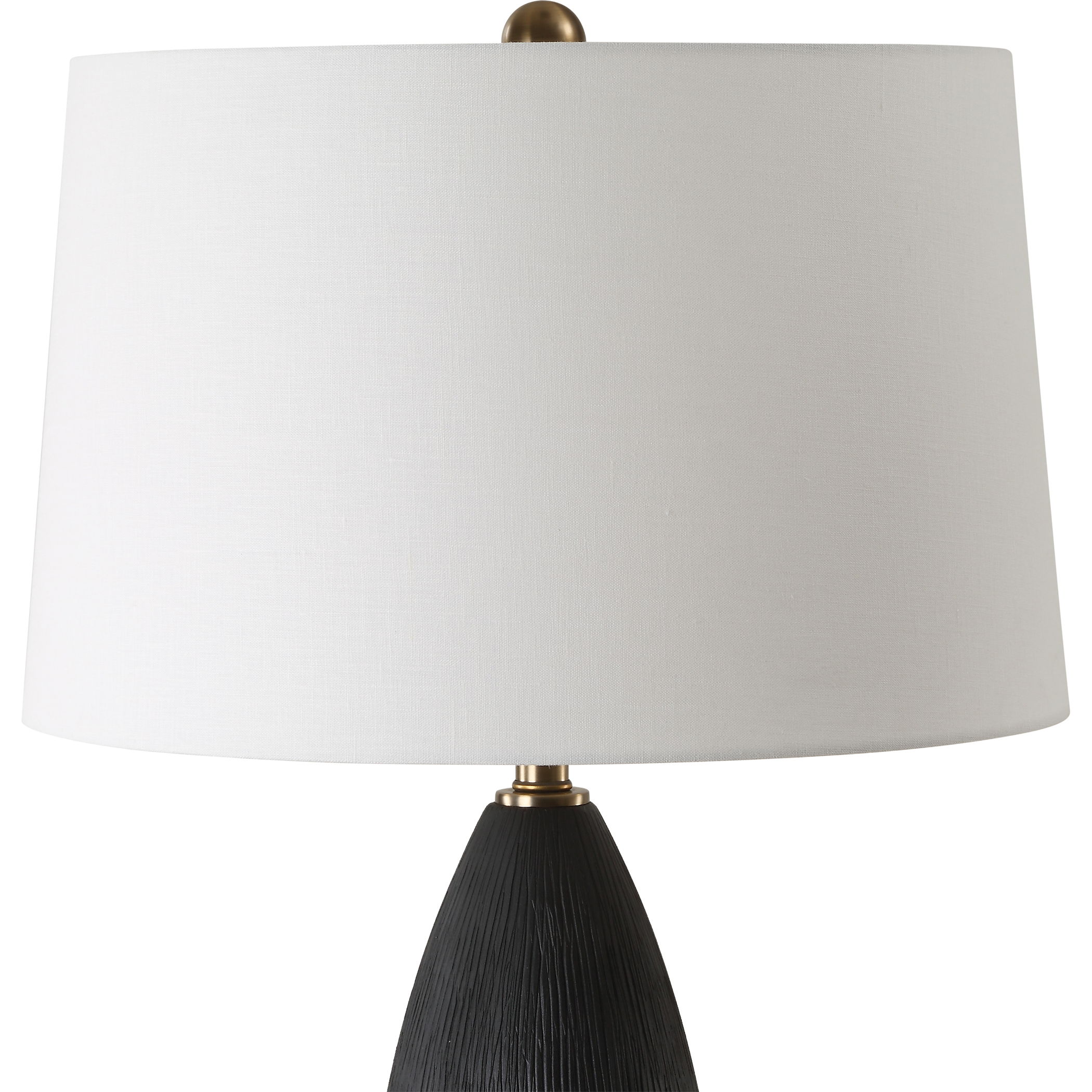 Jett Black Table Lamp large image 