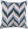 Ikat Chevron Accent Pillow, Decorative Pillow by Surya, 18" length x 18" width thumbnail