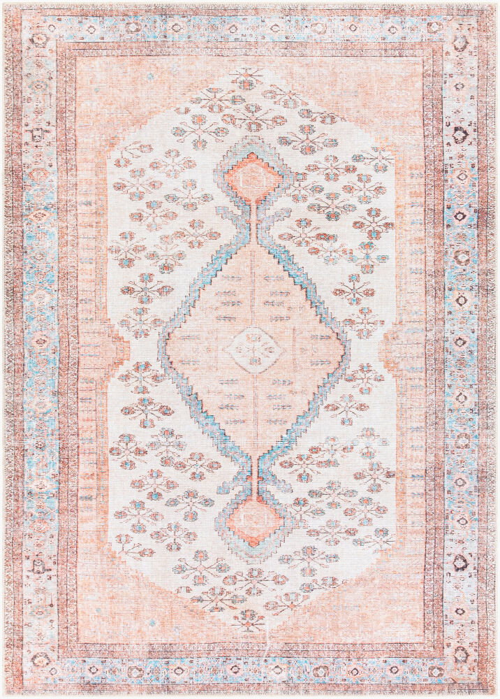 Amelie Machine Woven Rug, by Surya, 7'2.61" length x 5'2.99" width