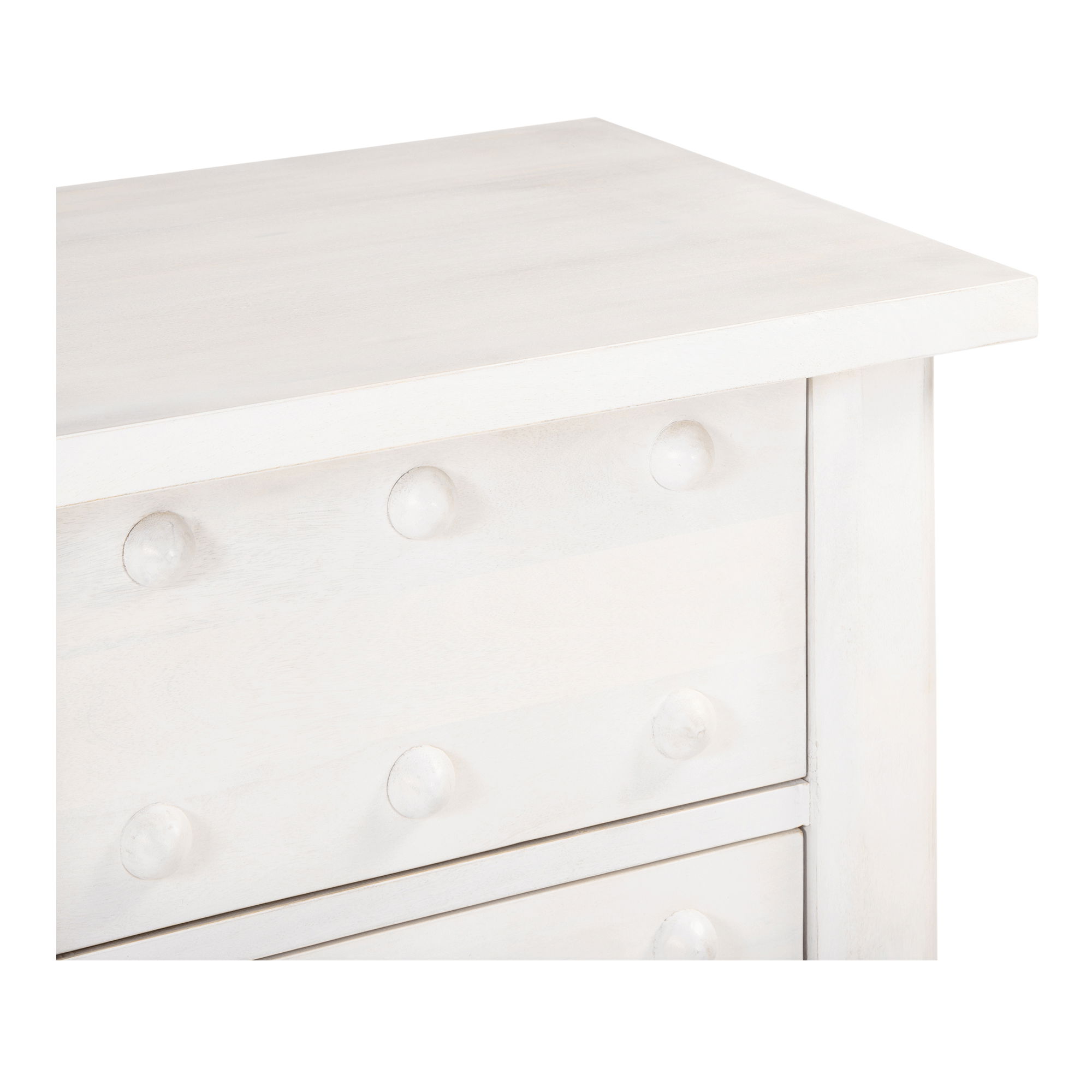 Clement Nightstand Whitewashed, by Moe's Home, 28" width x 30" height x 19" depth View 7