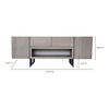 Tiburon Media Cabinet Blush Multi thumbnail 4