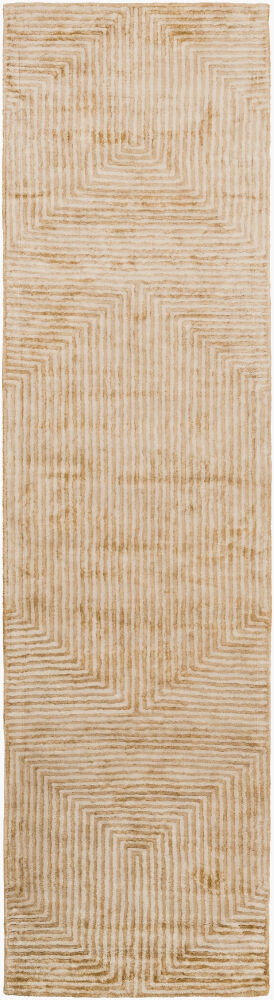 Quartz Handmade Rug, by Surya, 10' length x 2'6" width