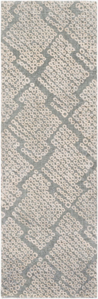 Shibori Handmade Rug, by Surya, 11' length x 8' width