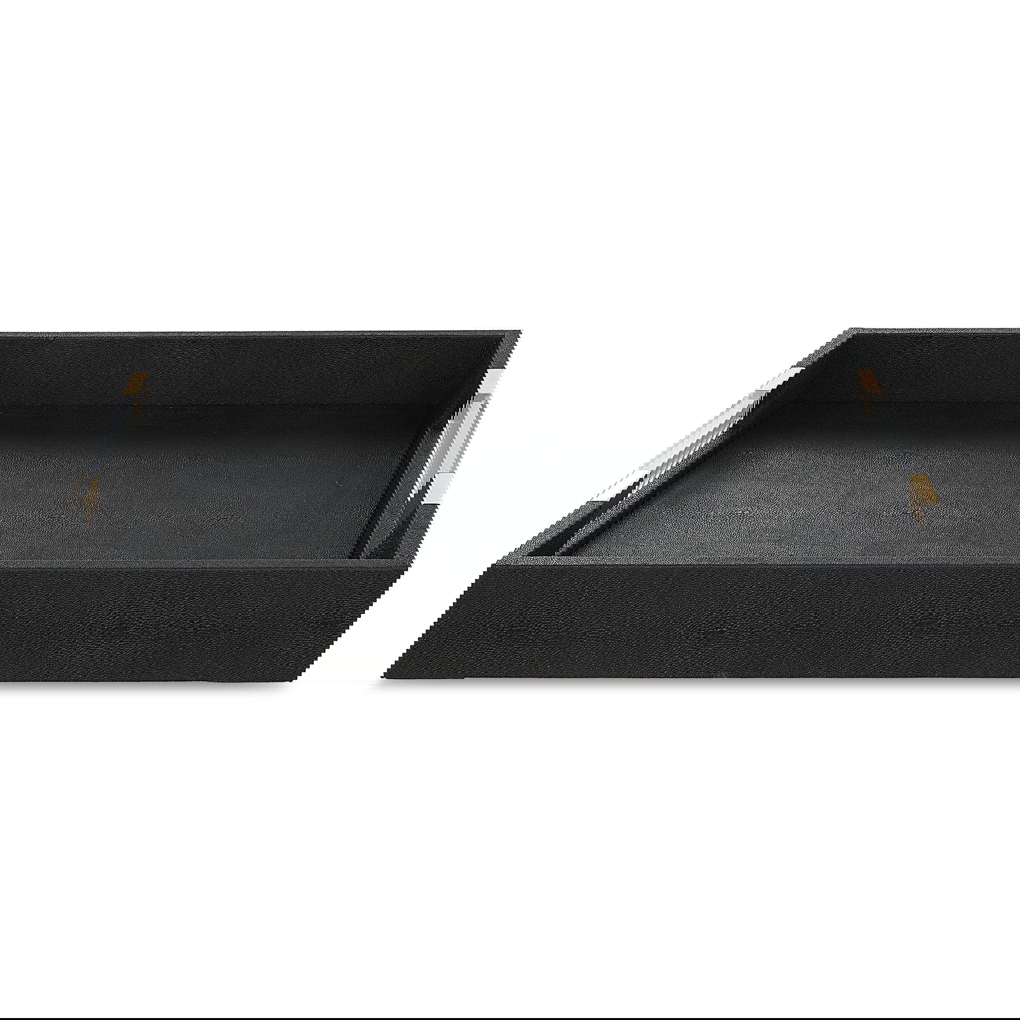 Wessex Black Shagreen Tray large image 