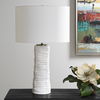 Pavlova Glossy White Table Lamp thumbnail 3