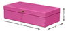 Gatsburg Shagreen Box, Pink, Set Of 2, Decor by Sarreid, 12" length x 6" width x 3" height thumbnail 13