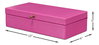 Gatsburg Shagreen Box  Pink  Set Of 2, by Sarreid, 6" length x 1' width x 3" height thumbnail 13