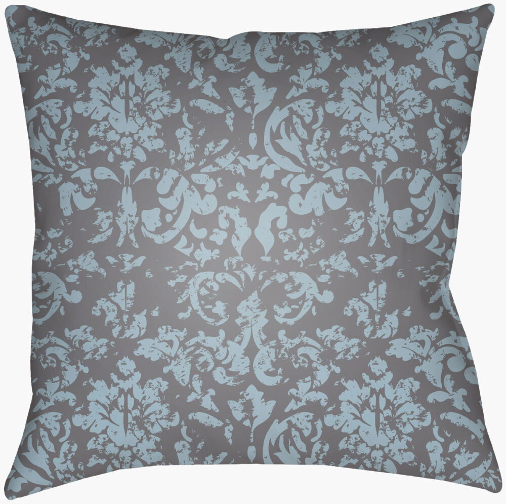 Moody Damask Accent Pillow, Decorative Pillow by Surya, 18" length x 18" width