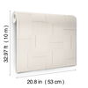 Geo Block Weave Linen Wallpaper thumbnail 3