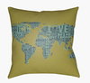 Jetset Accent Pillow, Decorative Pillow by Surya, 18" length x 18" width thumbnail