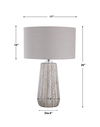 Pikes Stone-Ivory Table Lamp thumbnail 2