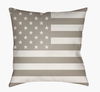 Americana Accent Pillow, Decorative Pillow by Surya, 18" length x 18" width thumbnail