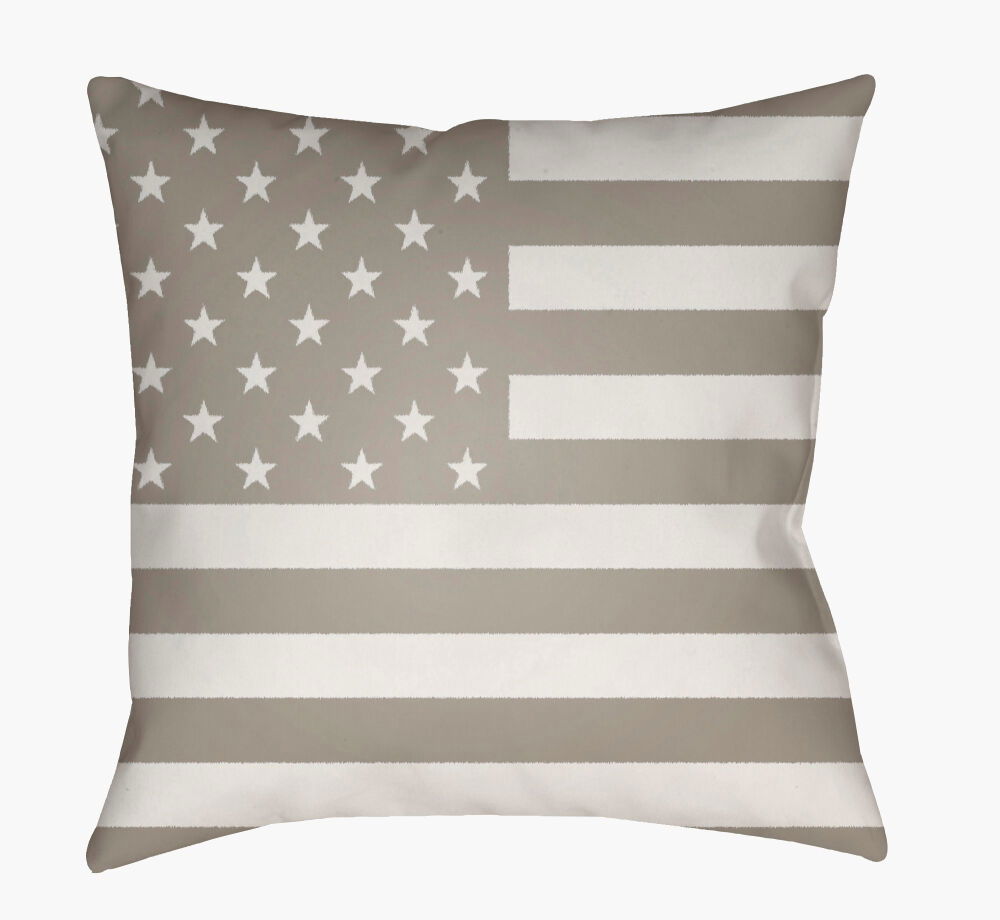 Americana Accent Pillow, Decorative Pillow by Surya, 18" length x 18" width