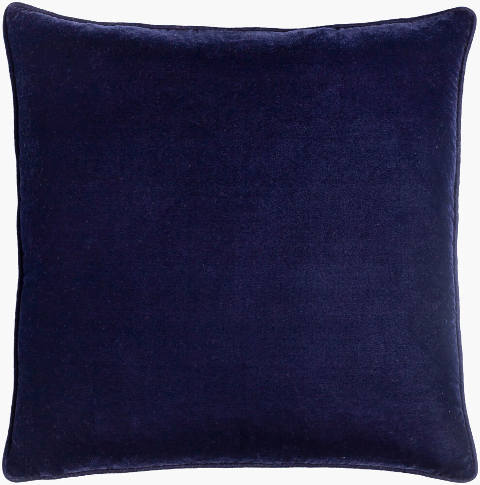 Velvet Glam Accent Pillow, Decorative Pillow by Surya, 18" length x 18" width
