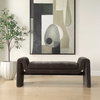 Manson Modern Charcoal Bench, Benche by Uttermost, 60" width x 23.5" height x 19" depth thumbnail 2