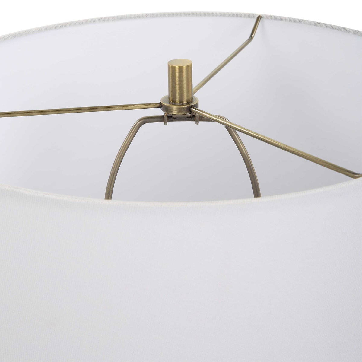 Brielle Polished Black Table Lamp, by Uttermost, 1'4" width x 2'11" height x 1'4" depth View 7