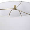 Brielle Polished Black Table Lamp, by Uttermost, 1'4" width x 2'11" height x 1'4" depth thumbnail 7