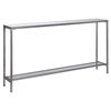 Hayley Silver Console Table, Furniture by Uttermost, 60" width x 31" height x 10" depth thumbnail 4