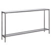 Hayley Silver Console Table, by Uttermost, 60" width x 31" height x 10" depth thumbnail 4
