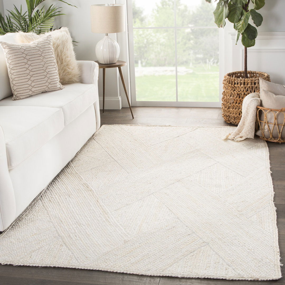 Dawes Natural Trellis Ivory Area Rug (5'X8') large image 