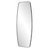 Caspian Curved Black Dressing Mirror, Floor Mirror by Uttermost, 27.75" width x 71.87" height x 2" depth thumbnail 5