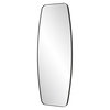Caspian Curved Black Dressing Mirror, by Uttermost, 27.75" width x 71.87" height x 2" depth thumbnail 5