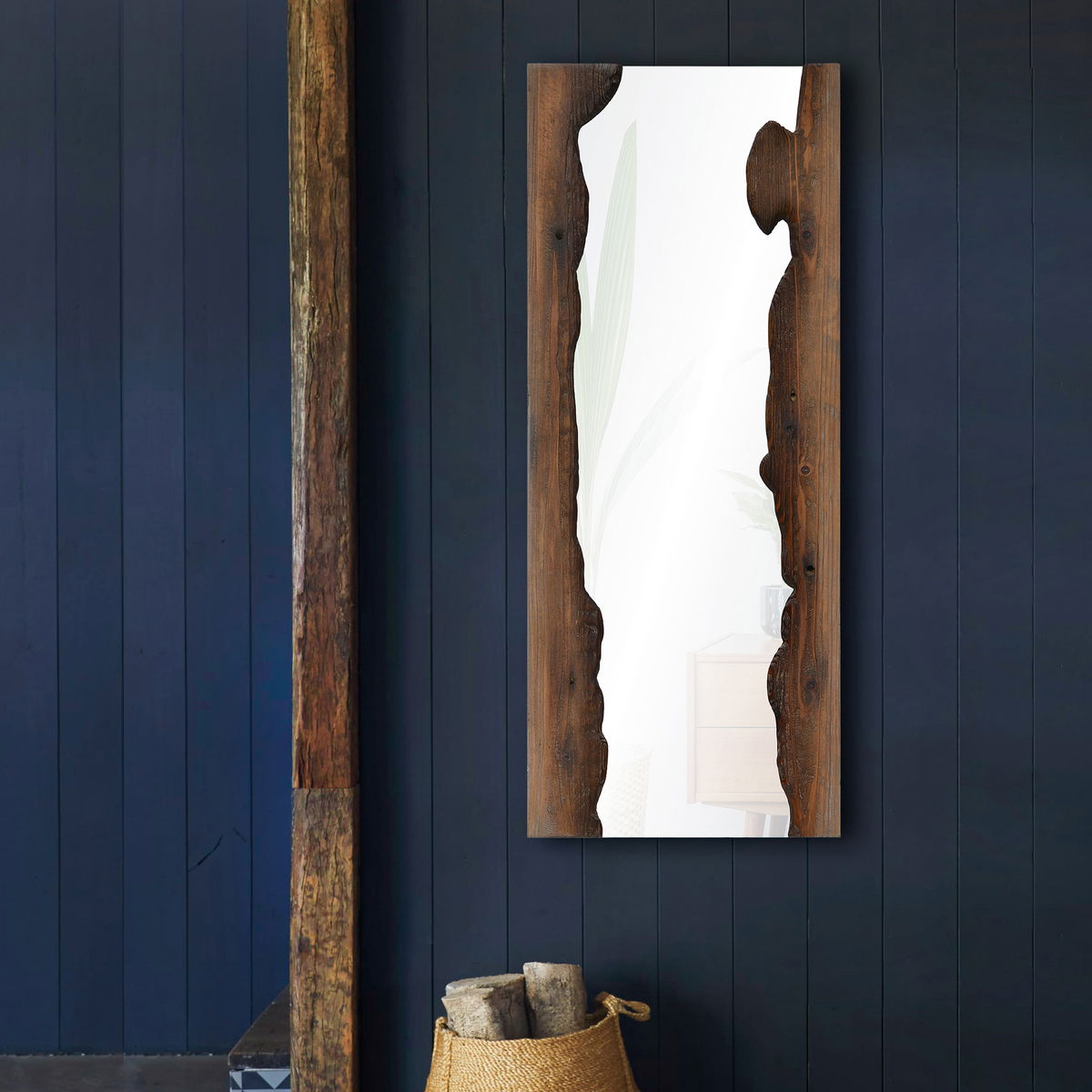 Connix Wall Mirror, by Renwil, 50" height x 1.25" depth View 6