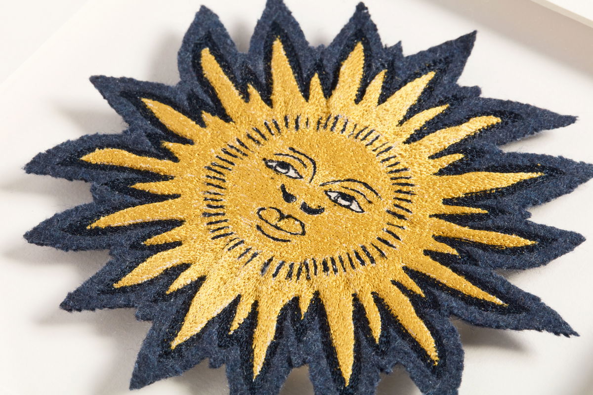 Loloi Beams Patch Wall Art, Wall Hanging, 16" length x 16" width View 3