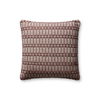 Chris Loves Julia x Loloi Poe Pillow, Decorative Pillow, 18" length x 18" width thumbnail 1