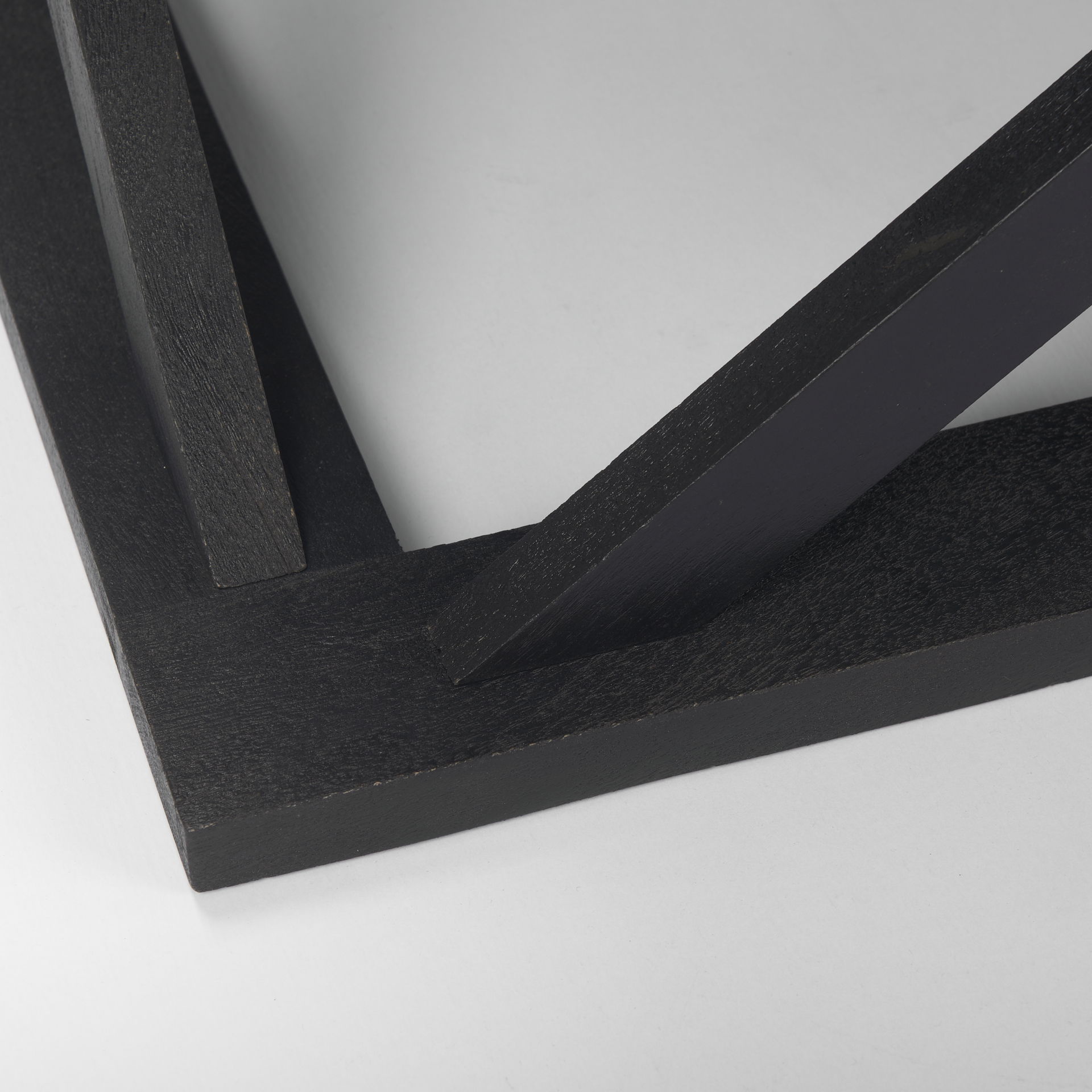 Forsey  Black Wood Rectangular Coffee Table, by Mercana, 48" length x 28" width x 17.5" height View 8