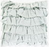 Ruffle Accent Pillow, Decorative Pillow by Surya, 20" length x 20" width thumbnail