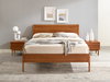 Ventura Cal King Platform Bed, Amber, by Greenington, 91.25" length x 76.5" width x 39.5" height thumbnail 6