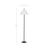 Corrina Floor  Lamp White, Floor Lamp by Moe's Home, 16" width x 64" height x 16" depth thumbnail 4