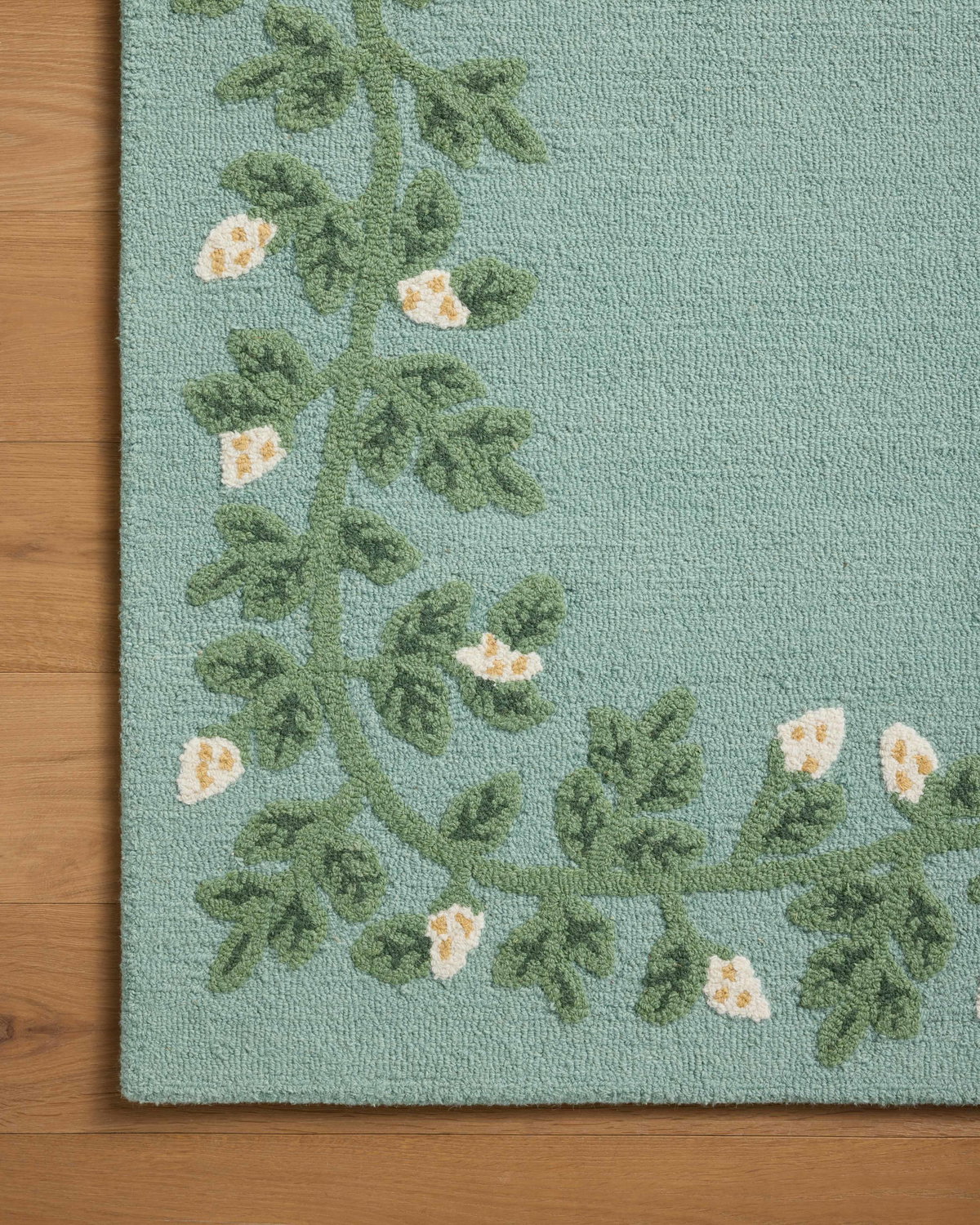 Rifle Paper Co. x Loloi Highgrove Rug, 1'6" length x 1'6" width View 4