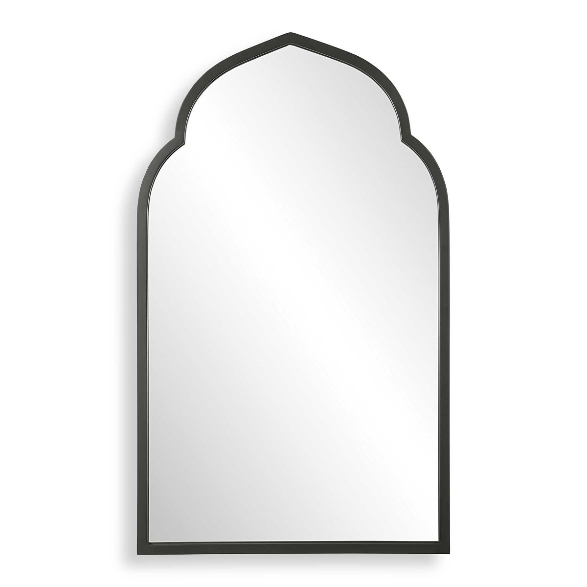 Kenitra Black Arch Mirror, by Uttermost, 24" width x 40" height x 1.25" depth View 1