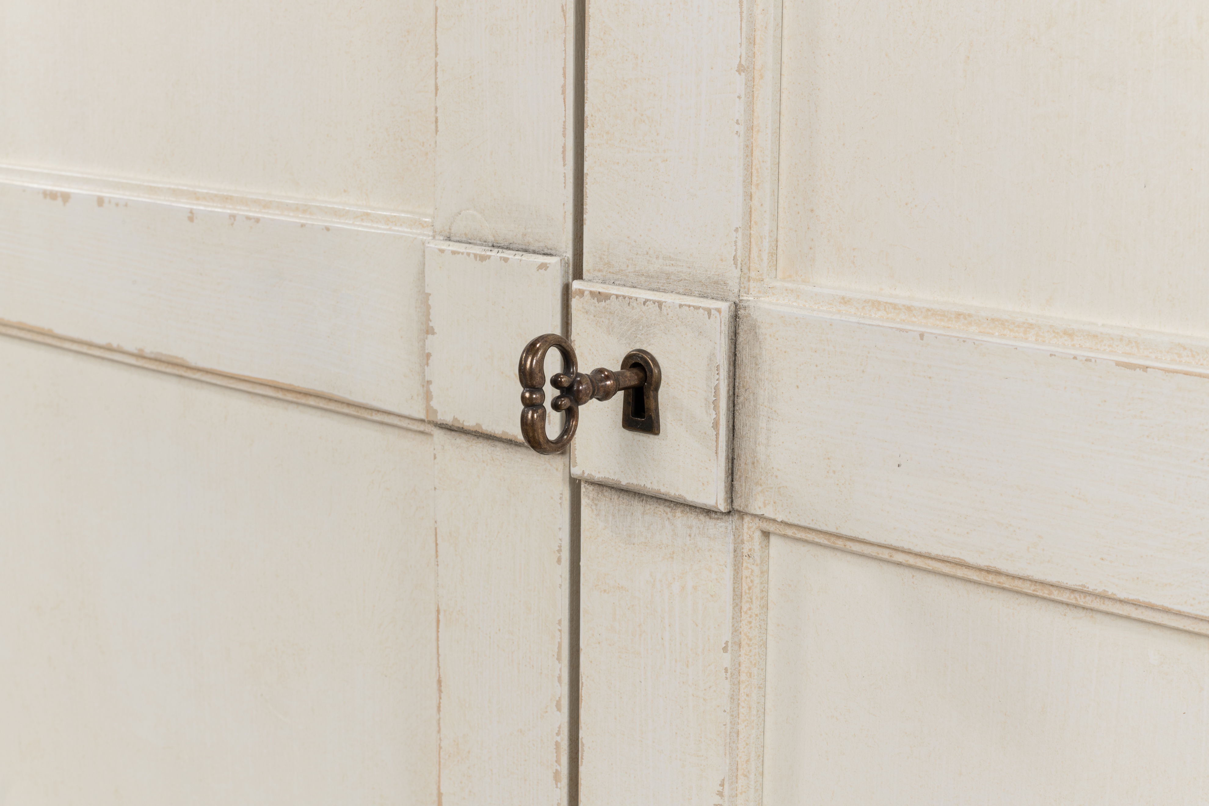 Lionisio Buffet,75',Stucco Wht,Wood Drs, Cabinets & Sideboard by Sarreid, 75" length x 15" width x 37" height View 12