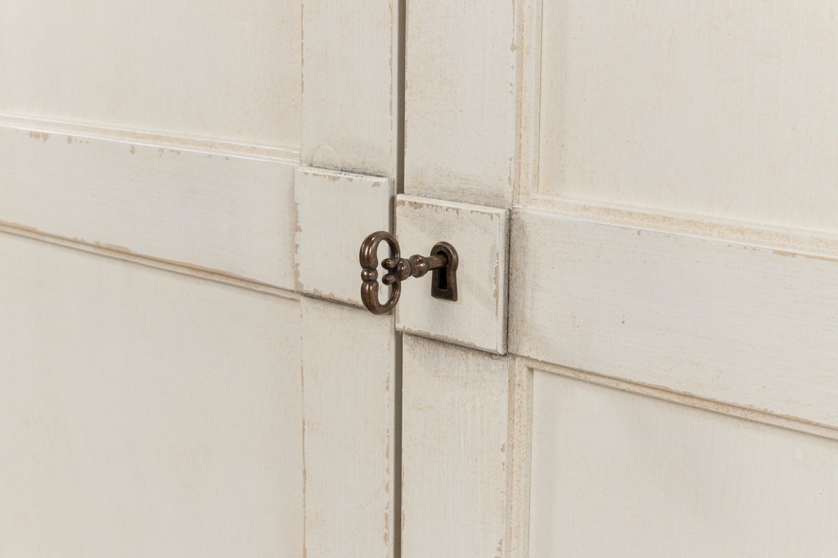 Lionisio Buffet,75',Stucco Wht,Wood Drs, Cabinets & Sideboard by Sarreid, 75" length x 15" width x 37" height View 12