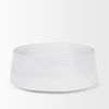 Kadara White Washed Solid Wood Decorative Bowl, by Mercana, 14" length x 14" width x 5.5" height thumbnail 3