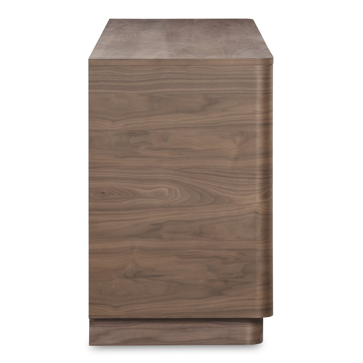 Round Off Sideboard Walnut Brown, Cabinets & Sideboard by Moe's Home, 72" width x 30" height x 19" depth View 3