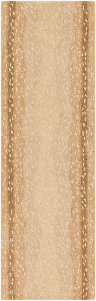 Gazelle Handmade Rug, by Surya, 8' length x 2'6" width