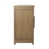 Delacruz Sideboard Natural, Sideboards & Buffet by Dovetail, 106.2" width x 36.5" height x 18.8" depth thumbnail 3