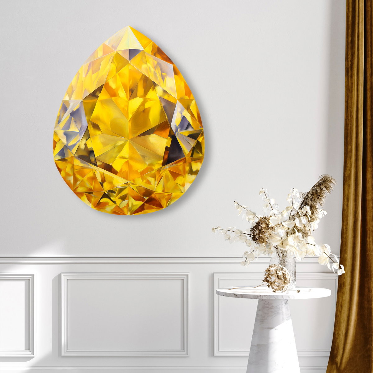 Citrine Pendeloque (No Embellishment), by Oliver Gal,  20 View 2