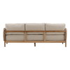 Milburne Outdoor Sofa Beige, Sofas & Sectional by Dovetail, 88" width x 35.35" height x 34" depth thumbnail 4