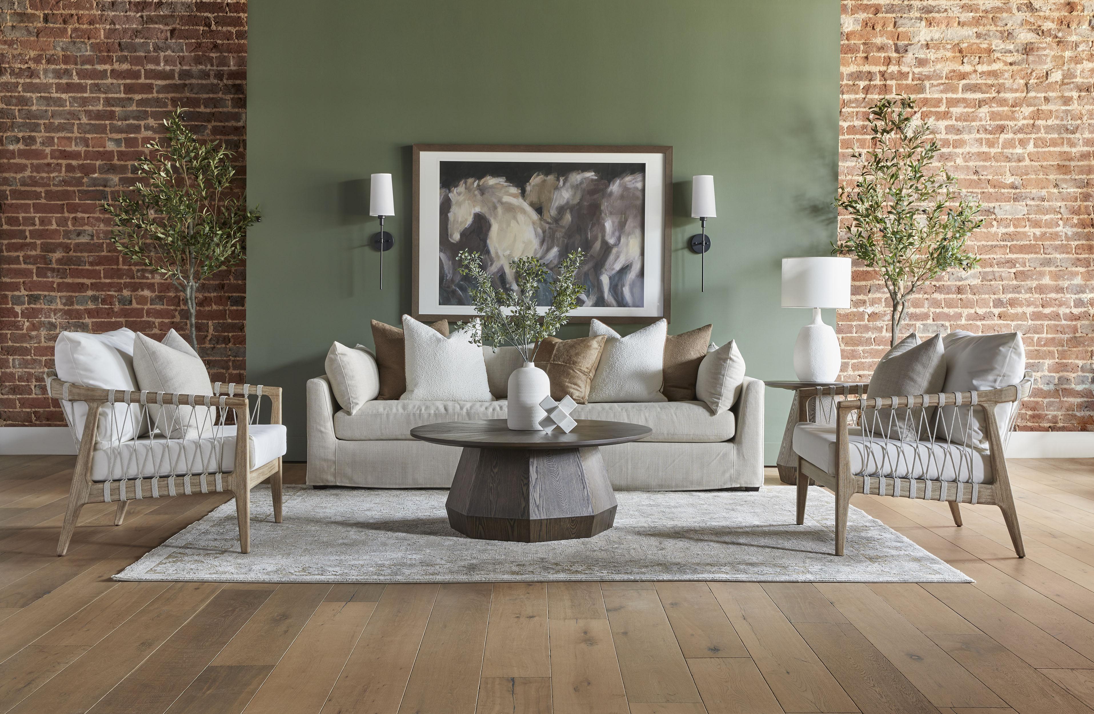 Haven 96' Lounge Slipcover Sofa large image 